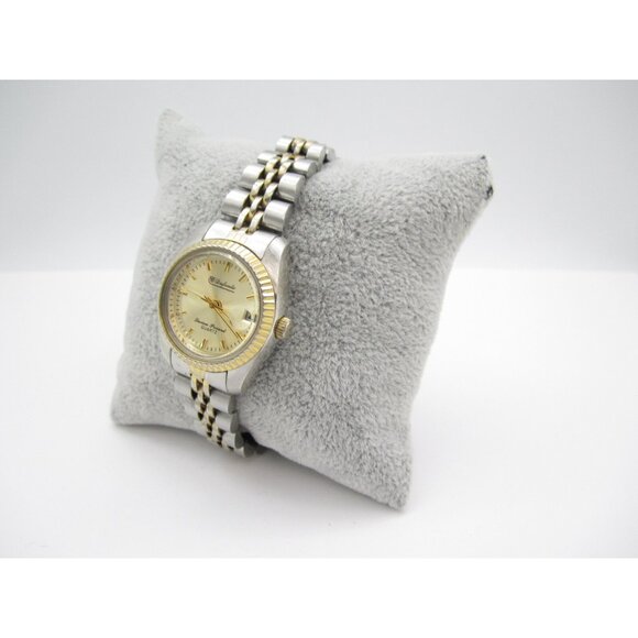 Women Dufonte Lucien Piccard Quartz Analog 2mm Round Watch (H660) "New Battery" - Picture 4 of 9